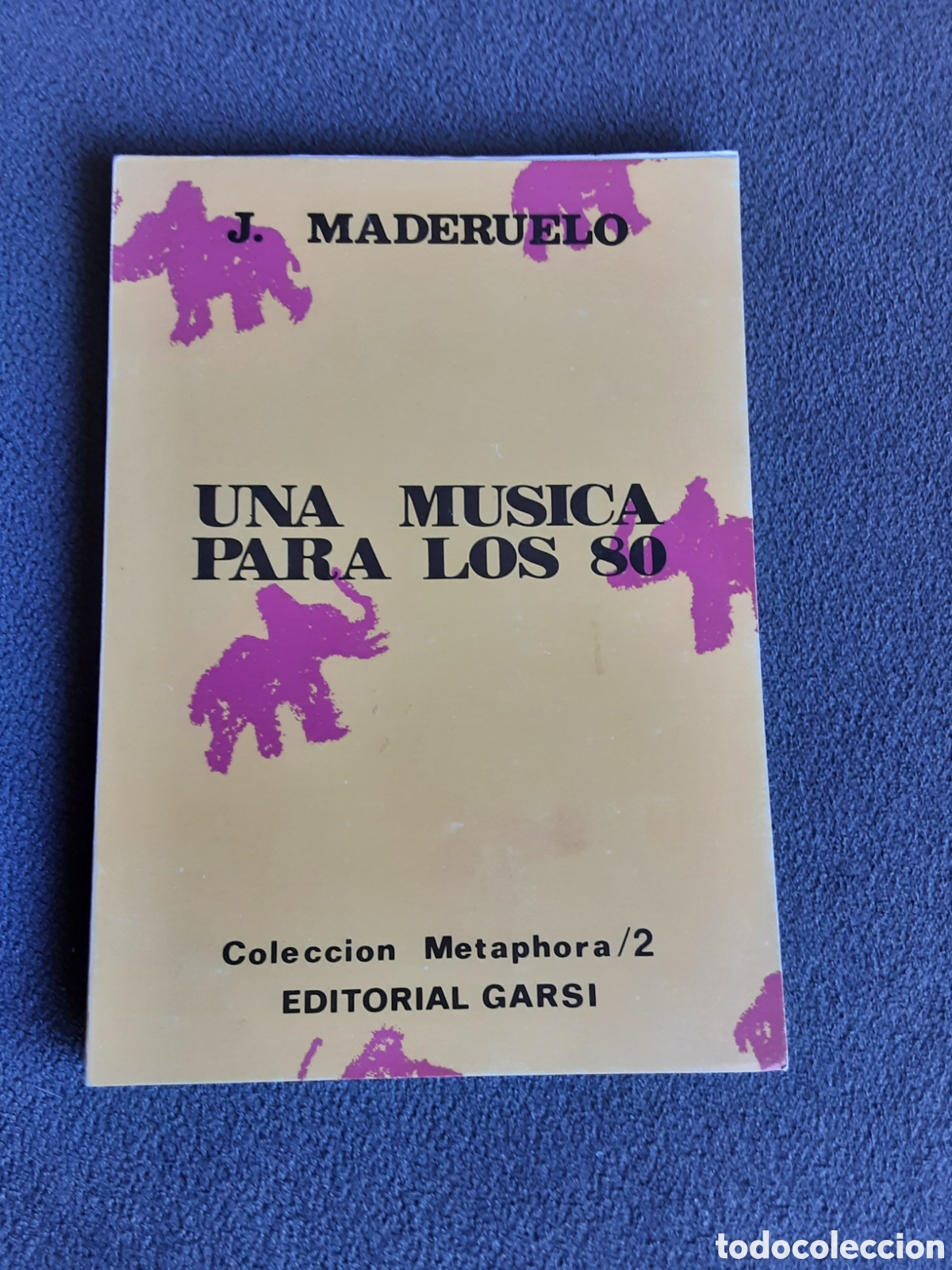 Libros de segunda mano: UNA MUSICA PARA LOS 80 POR J. MADERUELO 1981 ED. GARSI