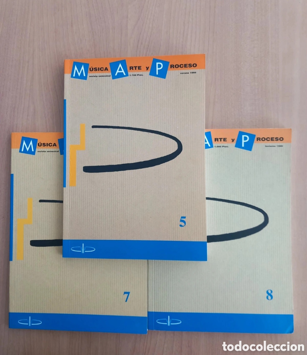 Libros de segunda mano: Tres tomos de la revista Musica, Arte y proceso