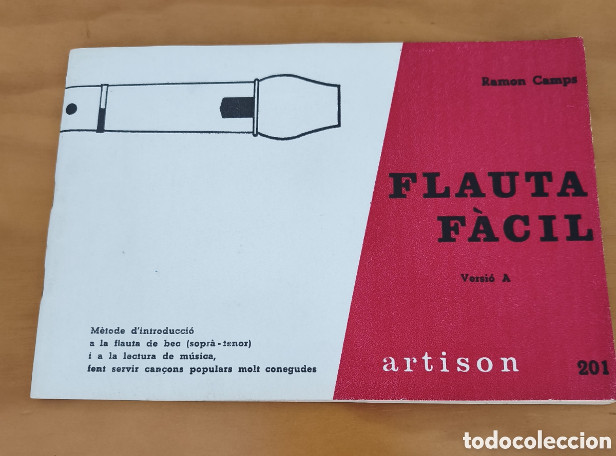 Libros de segunda mano: FLAUTA F&Agrave;CIL Artison versi&oacute; A