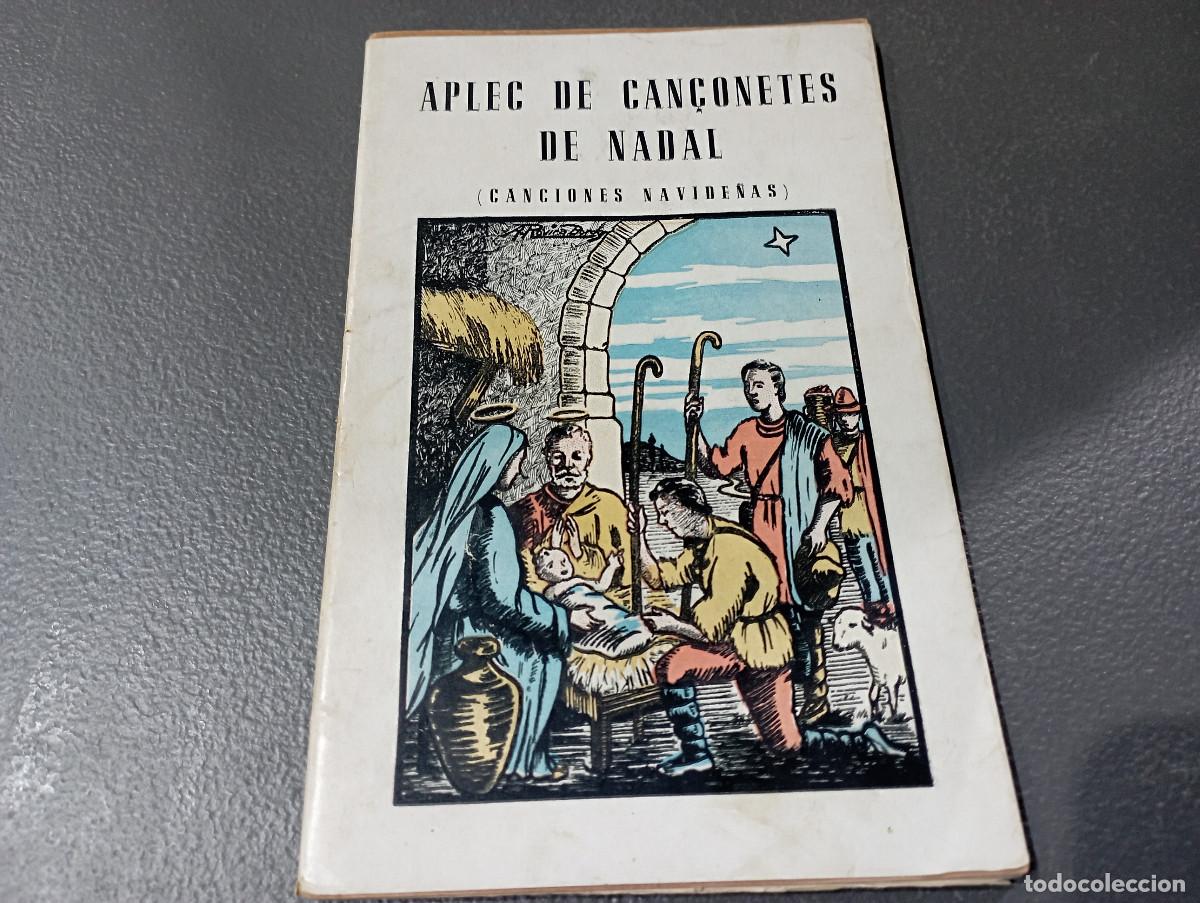 Libros de segunda mano: Aplex de can&ccedil;onetes de Nadal (Canciones navide&ntilde;as) Ed. Berenguer 1944 - NA1