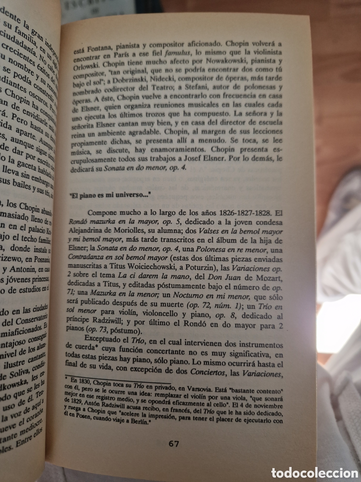 Libros de segunda mano: GAVOTY, Bernard. Chop&iacute;n - Foto 2