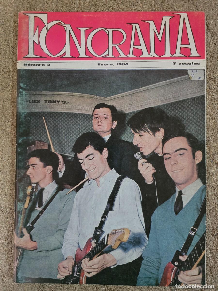 Libros de segunda mano: Fonorama 3.Enero 1964.Los Tony&acute;s