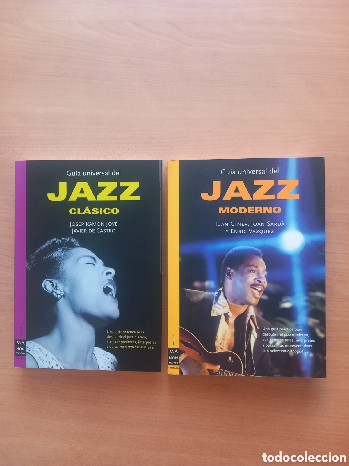 Libros de segunda mano: Guia universal del Jazz, dos libros.