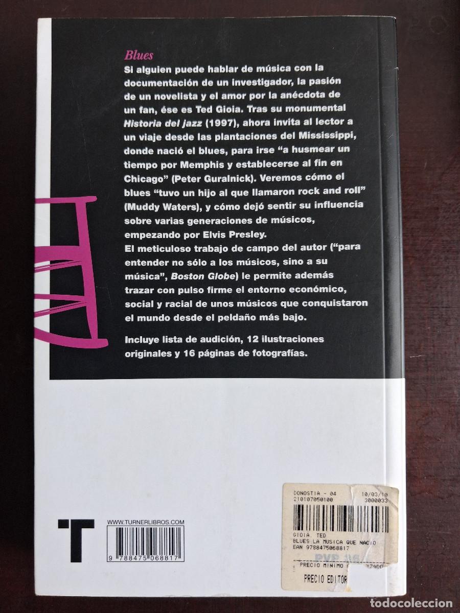 Libros de segunda mano: Blues - Ted Gioia - Turner 2010 - Foto 5