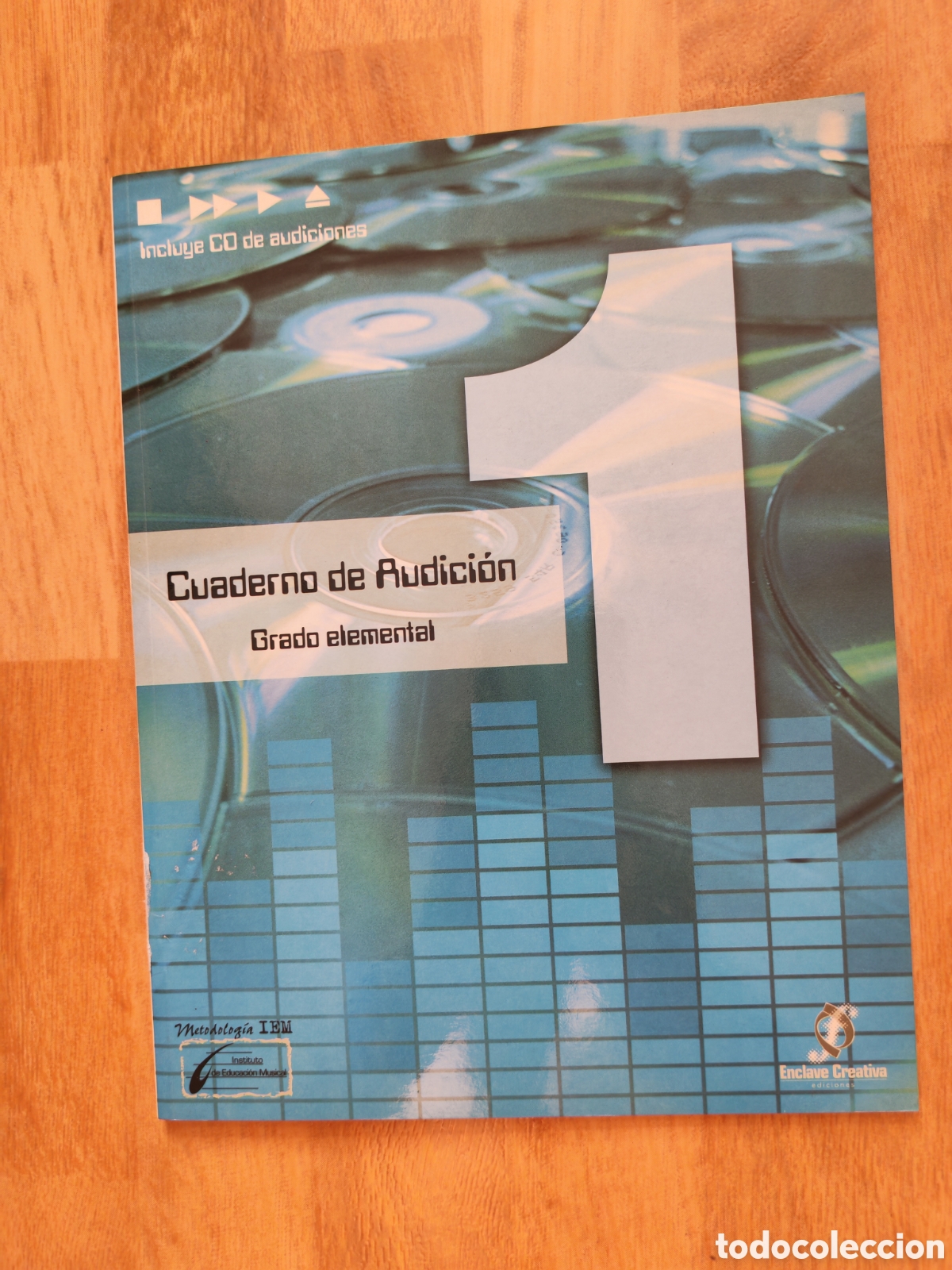 Libros de segunda mano: Cuaderno de Audici&oacute;n 1 &middot; Grado Elemental (Metodolog&iacute;a IEM - Enclave Creativa) + CD de audiciones
