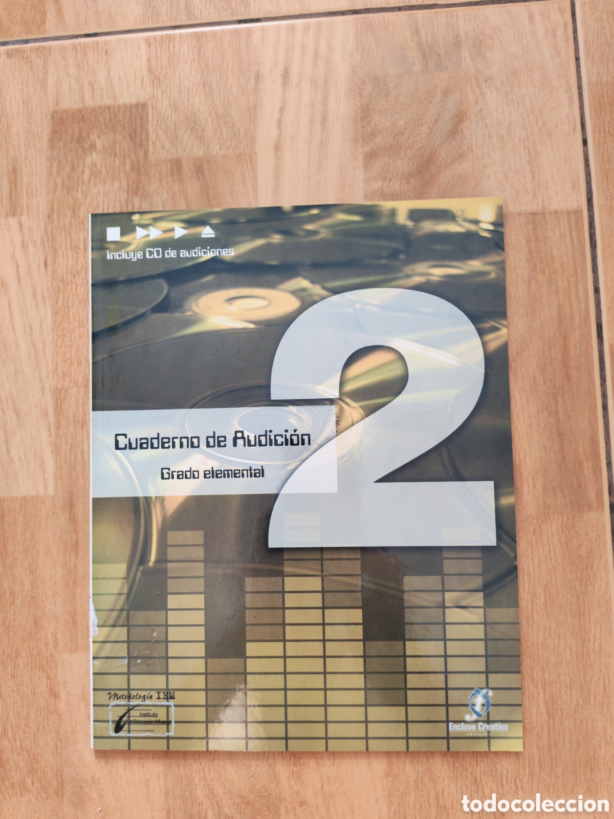 Libros de segunda mano: Cuaderno de Audici&oacute;n 2 (Grado Elemental) - Metodolog&iacute;a IEM + CD original