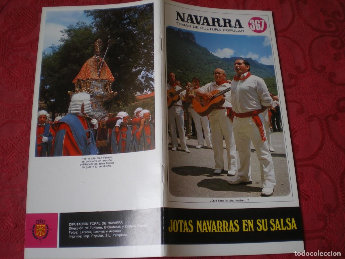 Libros de segunda mano: NAVARRA TEMAS DE CULTURA POPULAR 367. JOTAS NAVARRAS EN SU SALSA. RICARDO OLLAQUINDIA.