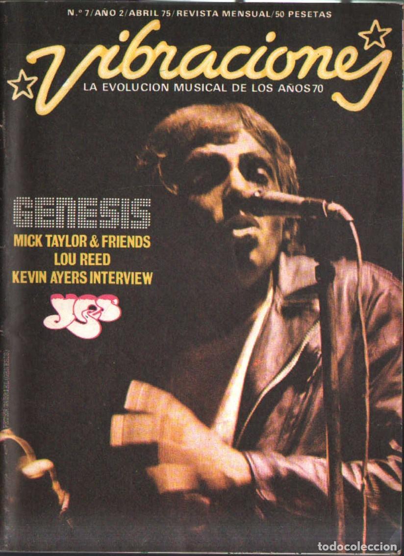 Libros de segunda mano: REVISTA VIBRACIONES LA EVOLUCI&Oacute;N MUSICAL DE LOS A&Ntilde;OS 70 N&ordm; 7, A&Ntilde;O 2, ABRIL 75. VV.AA. A-MU-1252