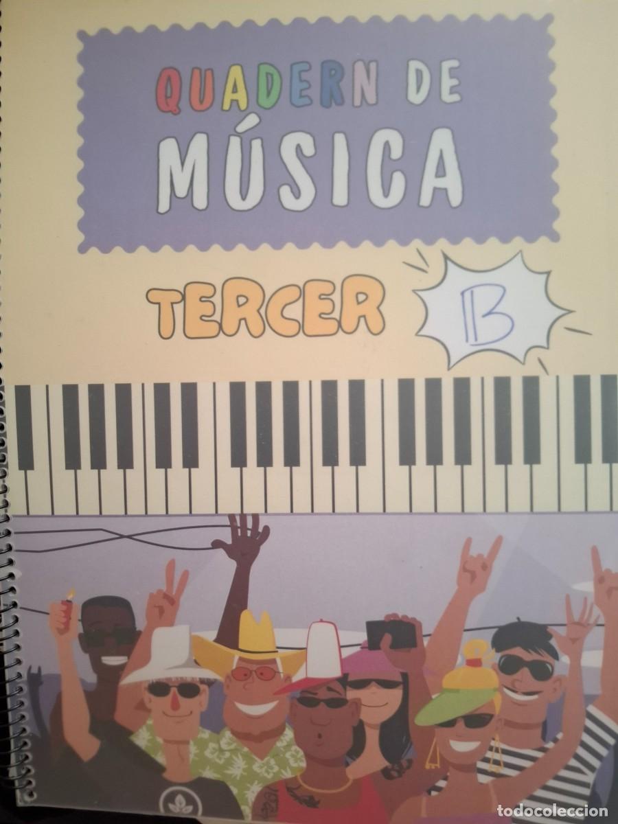 Libros de segunda mano: quadern de m&uacute;sica 3&ordm; EGB colegio Agustinos Alicante