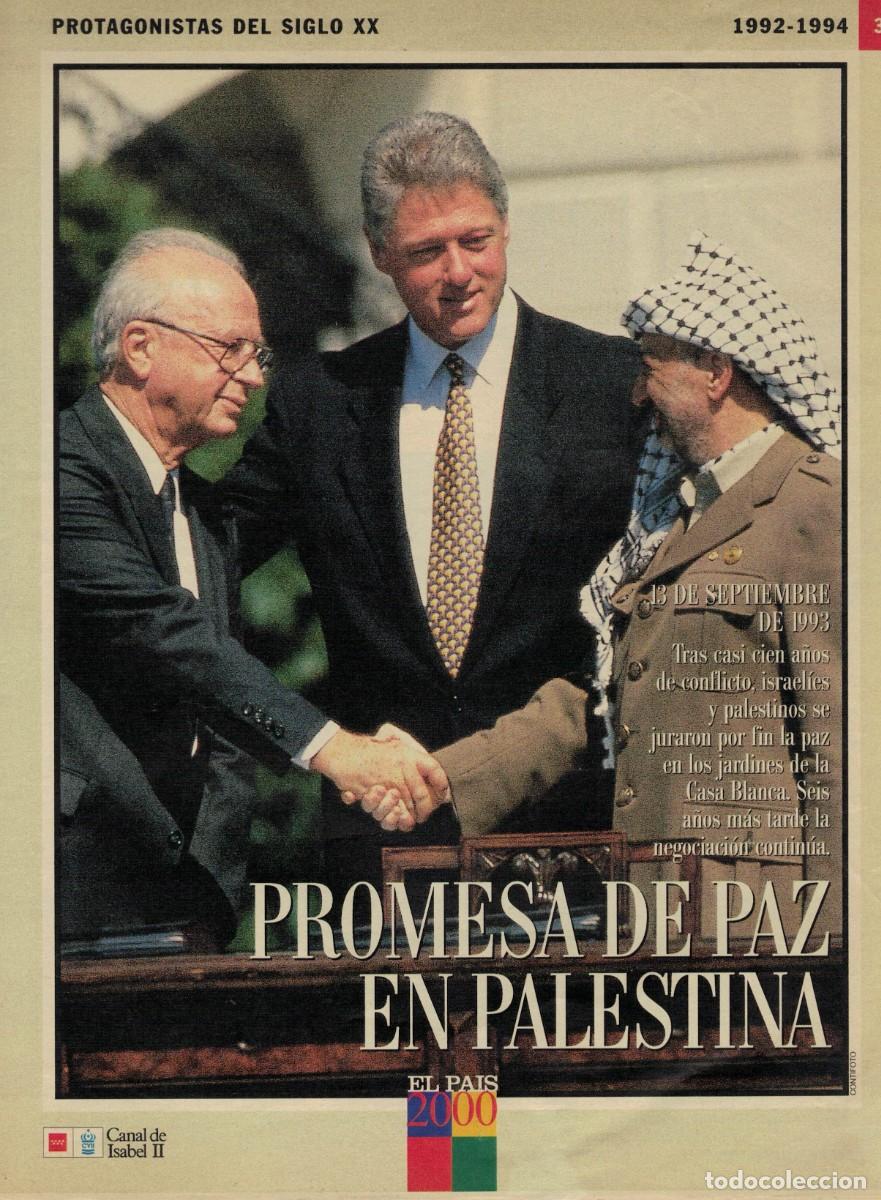 Libros de segunda mano: Protagonistas del Siglo XX 1992-1994 N&ordm; 30 / Promesa de paz en Palestina