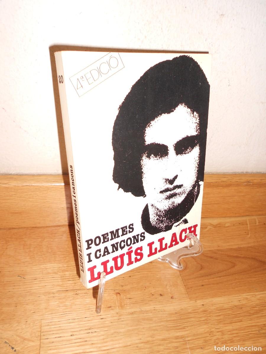 Gebrauchte B&uuml;cher: LLUIS LLACH : POEMES i CAN&Ccedil;ONS / proleg de JOAN FUSTER / en CATALA - TRES i QUATRE 1980 4&ordf; EDICIO