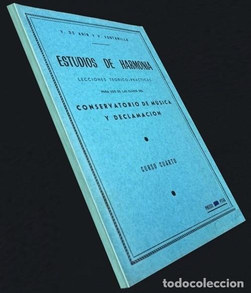 Libros de segunda mano: ESTUDIOS DE HARMONIA. LECCIONES TEORICO PRACTICAS. MUSICA Y DECLAMACION. ARIN. FONTANILLA.