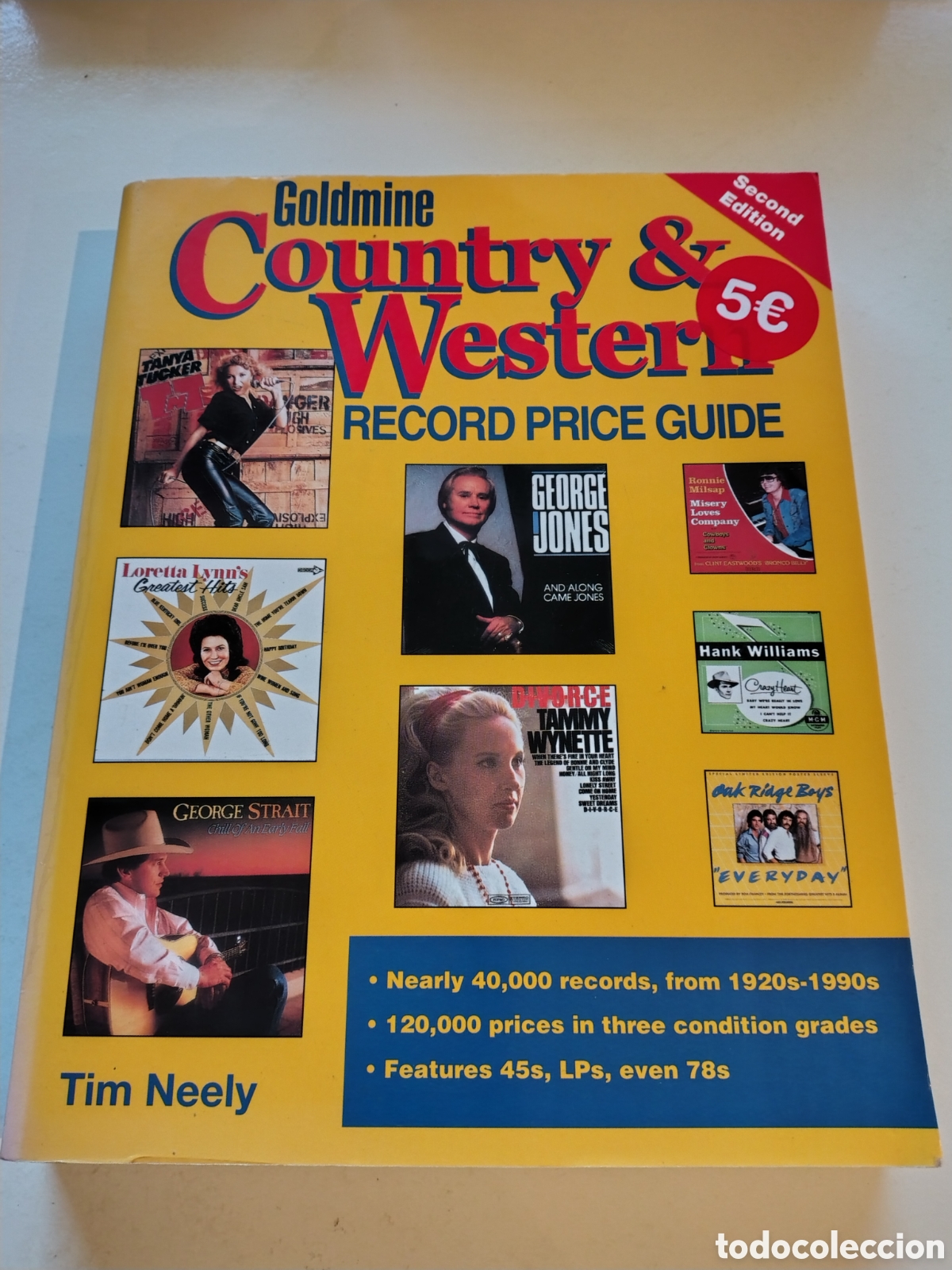 Libros de segunda mano: COUNTRY & WESTERN RECORD PRICE GUIDE GOLDMINE 2001 USA 544 P&Aacute;GINAS