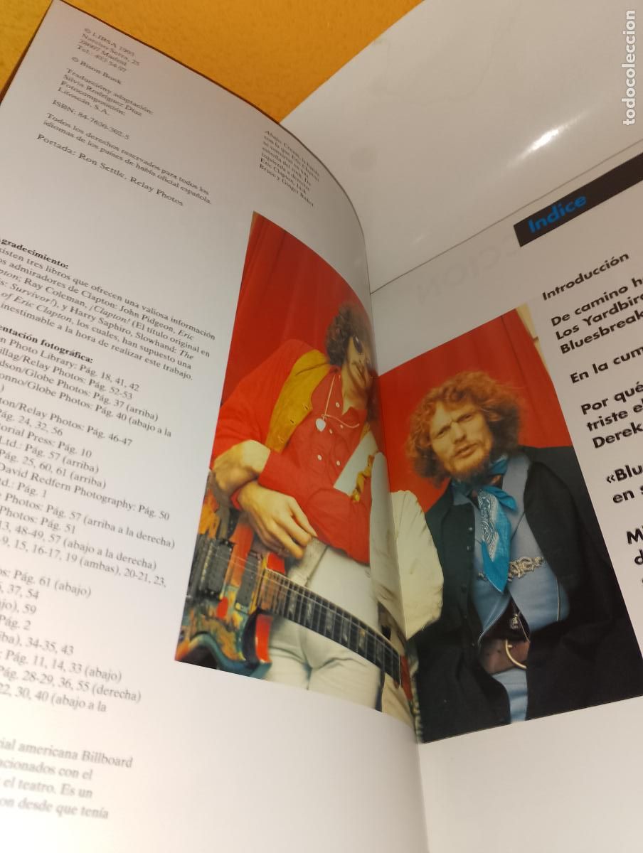 Libros de segunda mano: Eric Clapton por Fred Weiler. Ed. Libsa - Foto 3