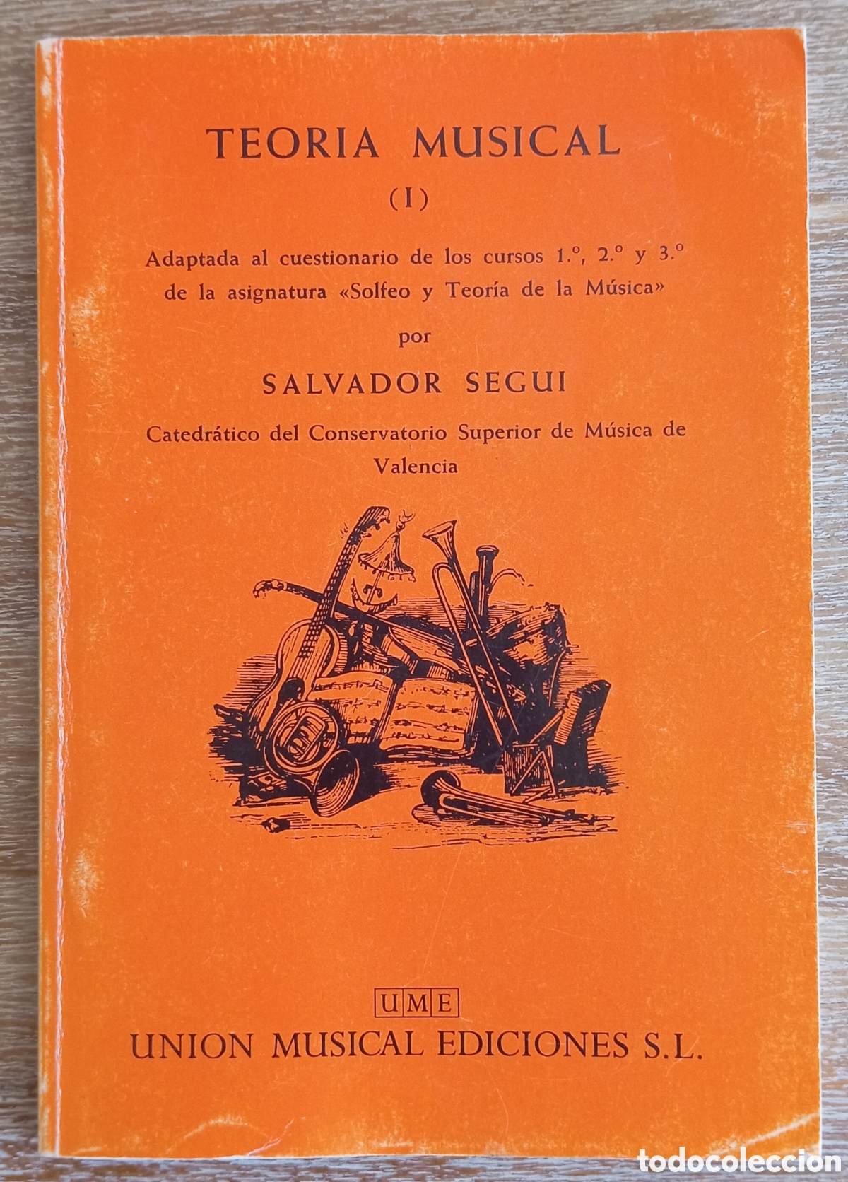 Libros de segunda mano: TEORIA MUSICAL I - SALVADOR SEGUI