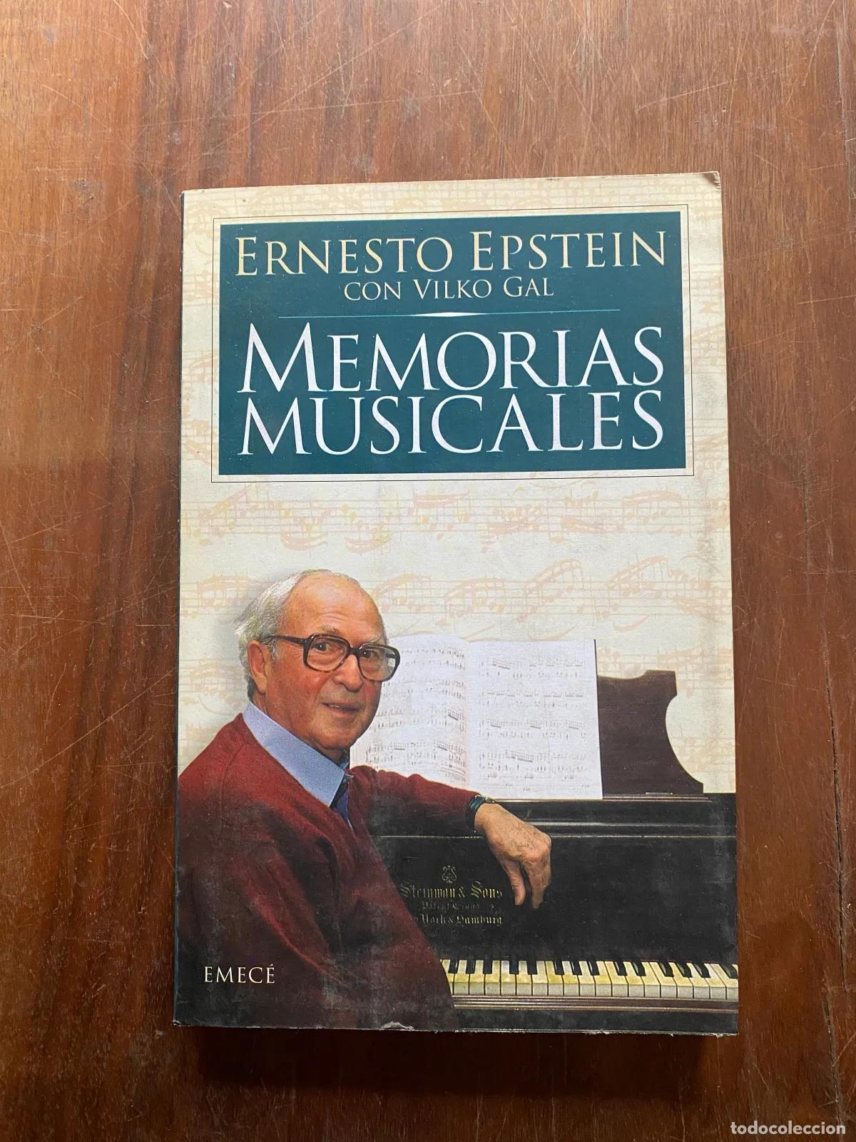 Second hand books: Ernesto Epstein - Memorias musicales