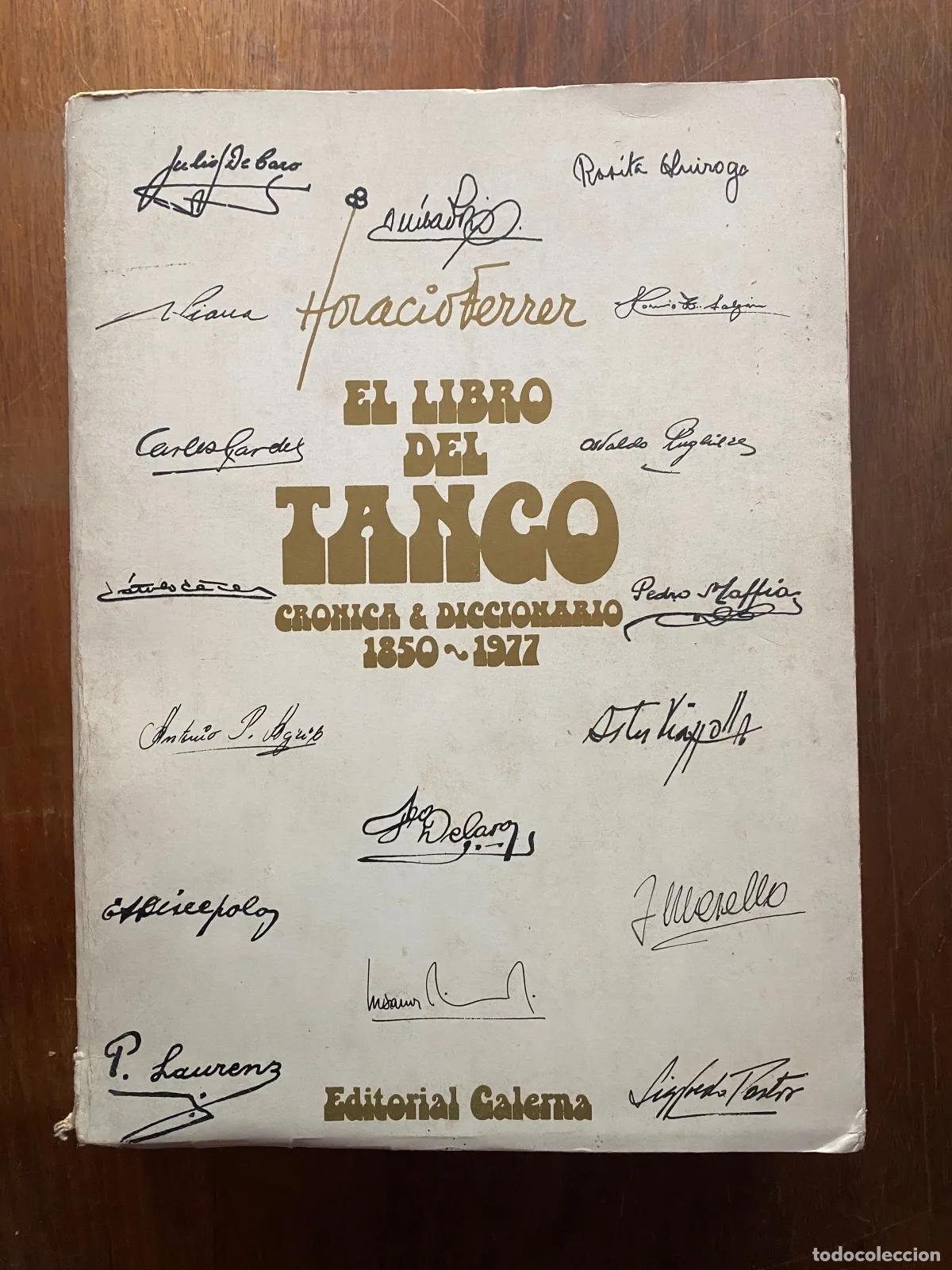 Livros em segunda m&atilde;o: Horacio Ferrer - El libro del tango