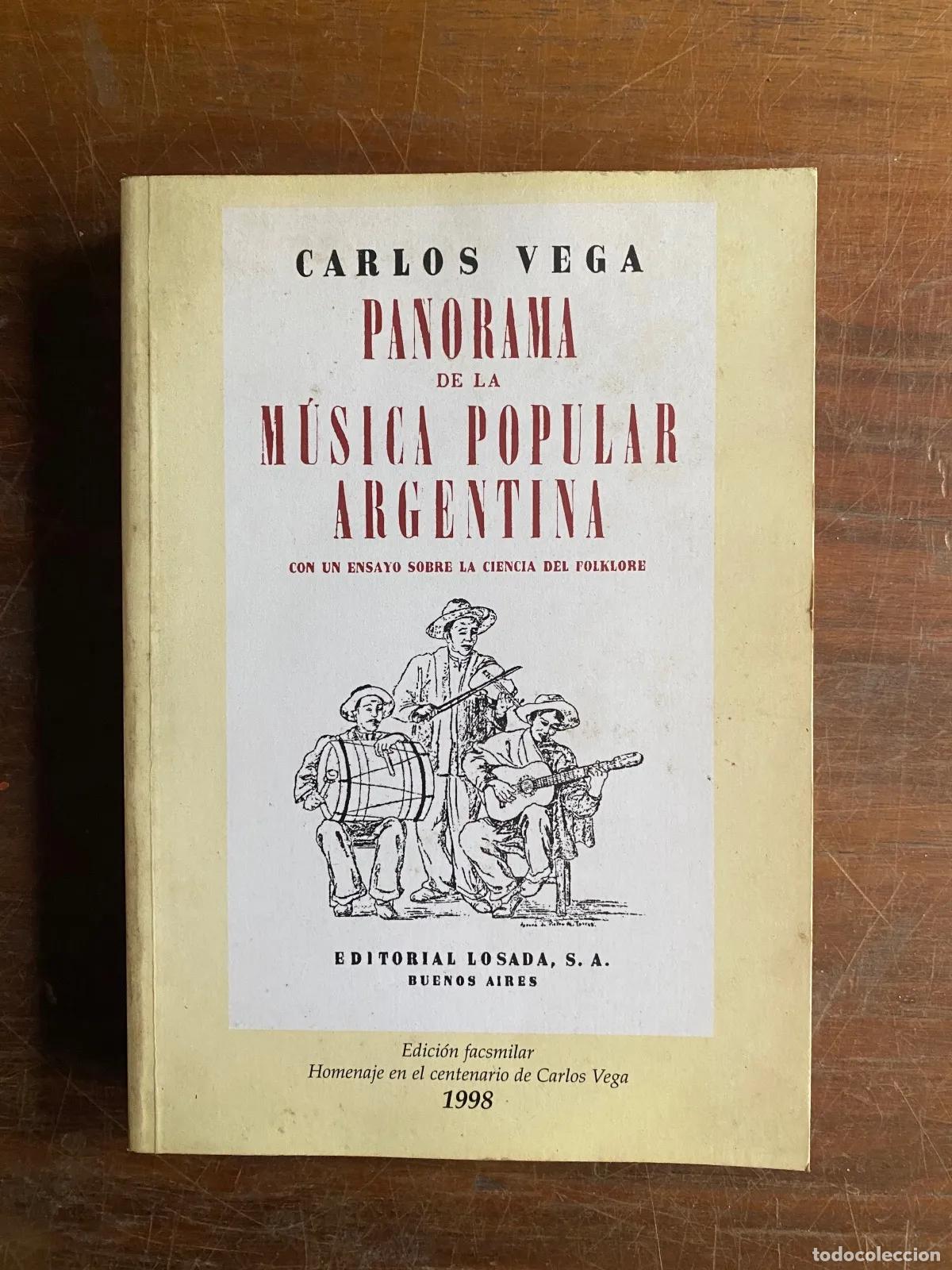 Libros de segunda mano: Carlos Vega - Panorama de la musica popular argentina
