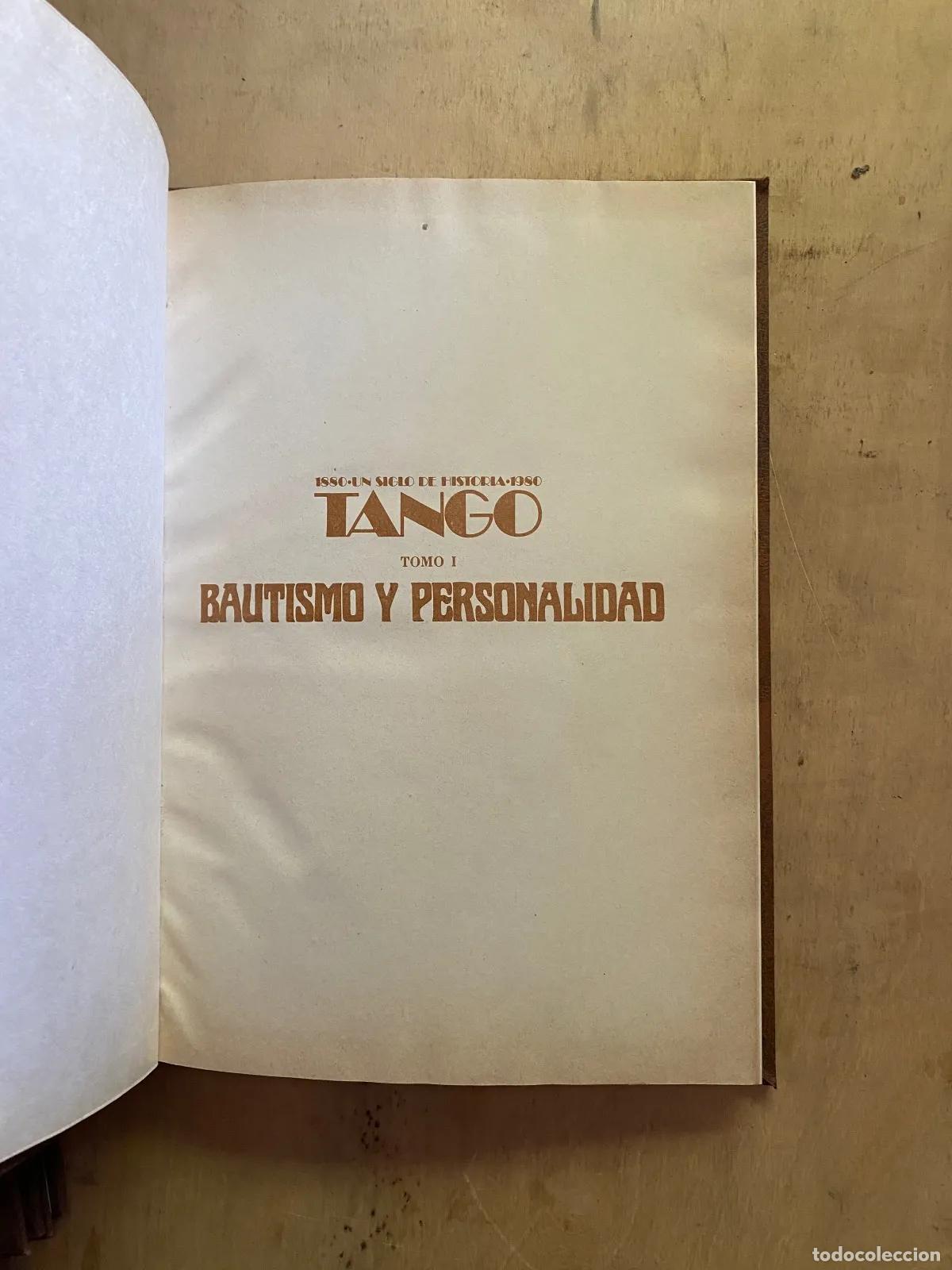 Libros de segunda mano: Tango 1880 - Un siglo de historia - 1980 4 tomos