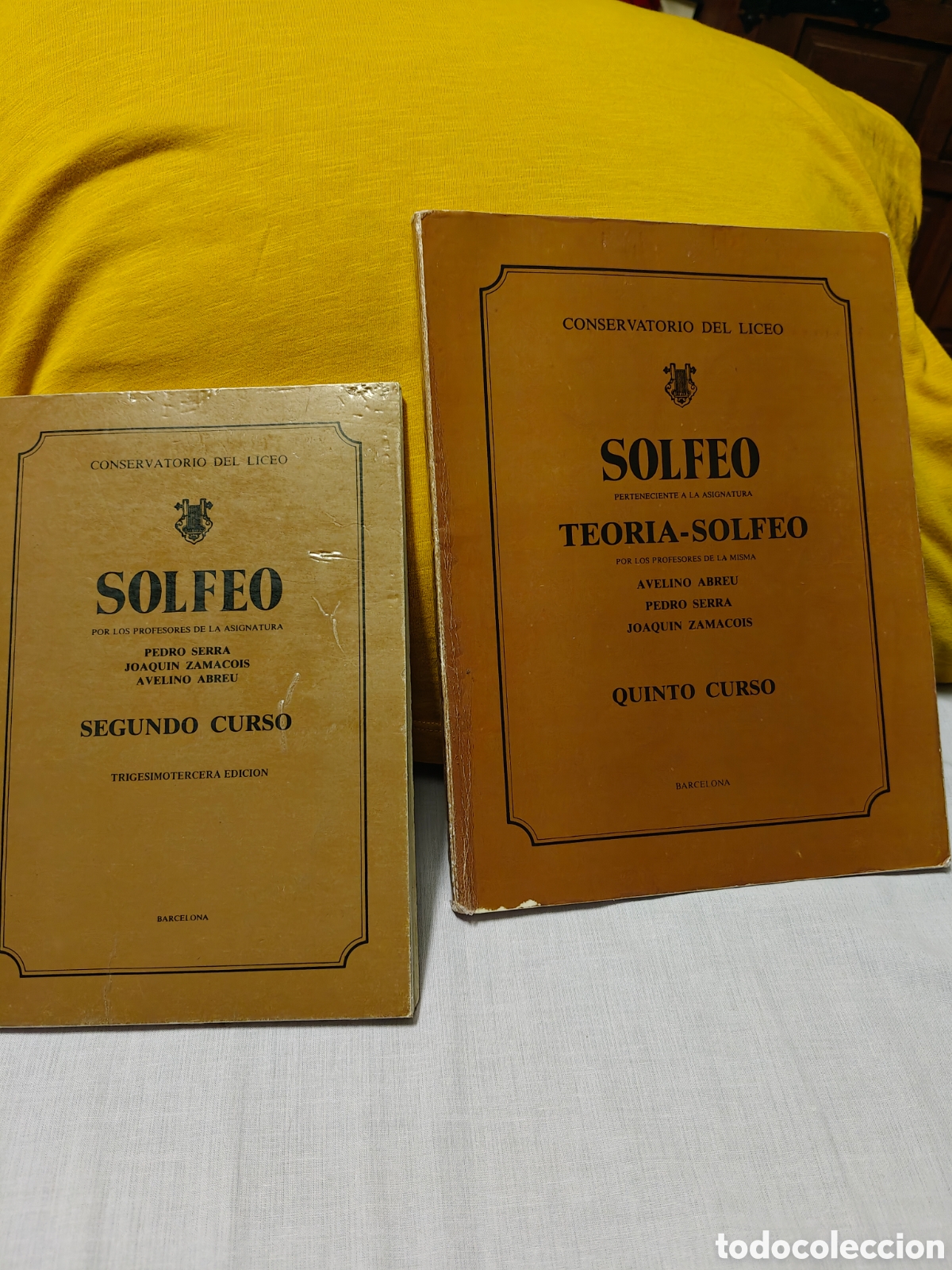 Libros de segunda mano: 2 cuadernos de Solfeo, teor&iacute;a -solfeo.