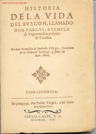 Libros de segunda mano: HISTORIA DE LA VIDA DEL BUSCON - Foto 1