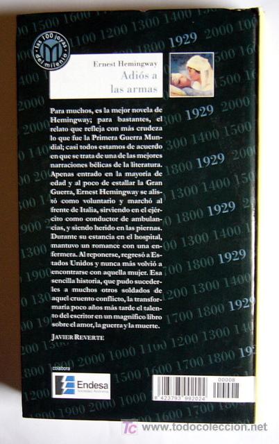 Libros de segunda mano: ADIOS A LAS ARMAS - ERNEST HEMINGWAY - Foto 2