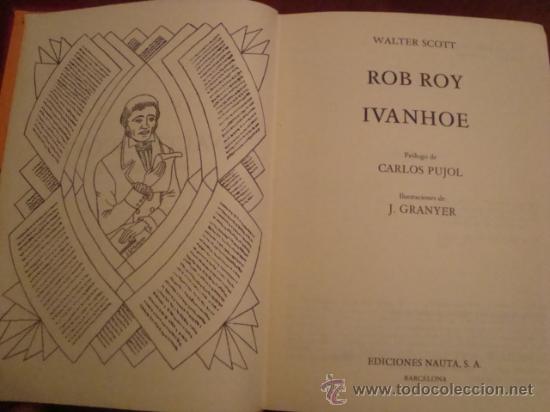 Libros de segunda mano: (712) ROB ROY - IVANHOE - - Foto 2