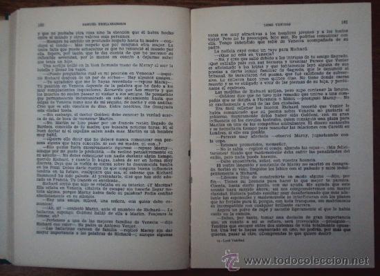 Libros de segunda mano: SHELLABARGER, SAMUEL: LORD VANIDAD, EDICIONES EXITO 1955 1&ordf; ED - Foto 4