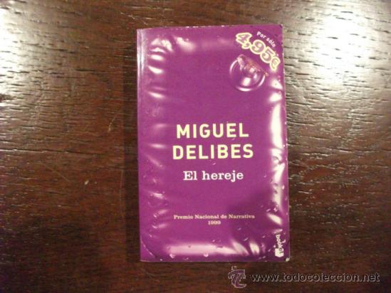 Libros de segunda mano: El hereje, de Miguel Delibes. - Foto 1