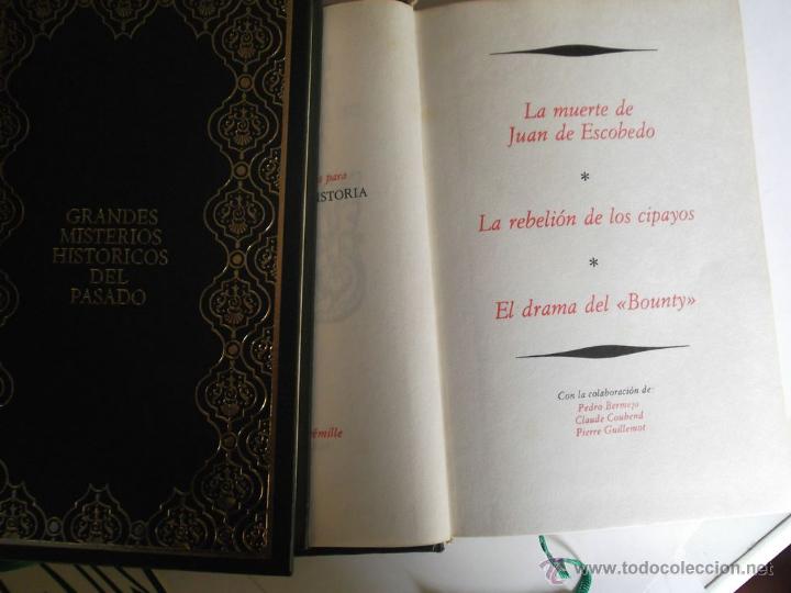 Gebrauchte B&uuml;cher: La muerte de Juan de Escobedo. La rebeli&oacute;n de los cipayos. El drama del Bounty. N&ordm; 11 Grandes Mister