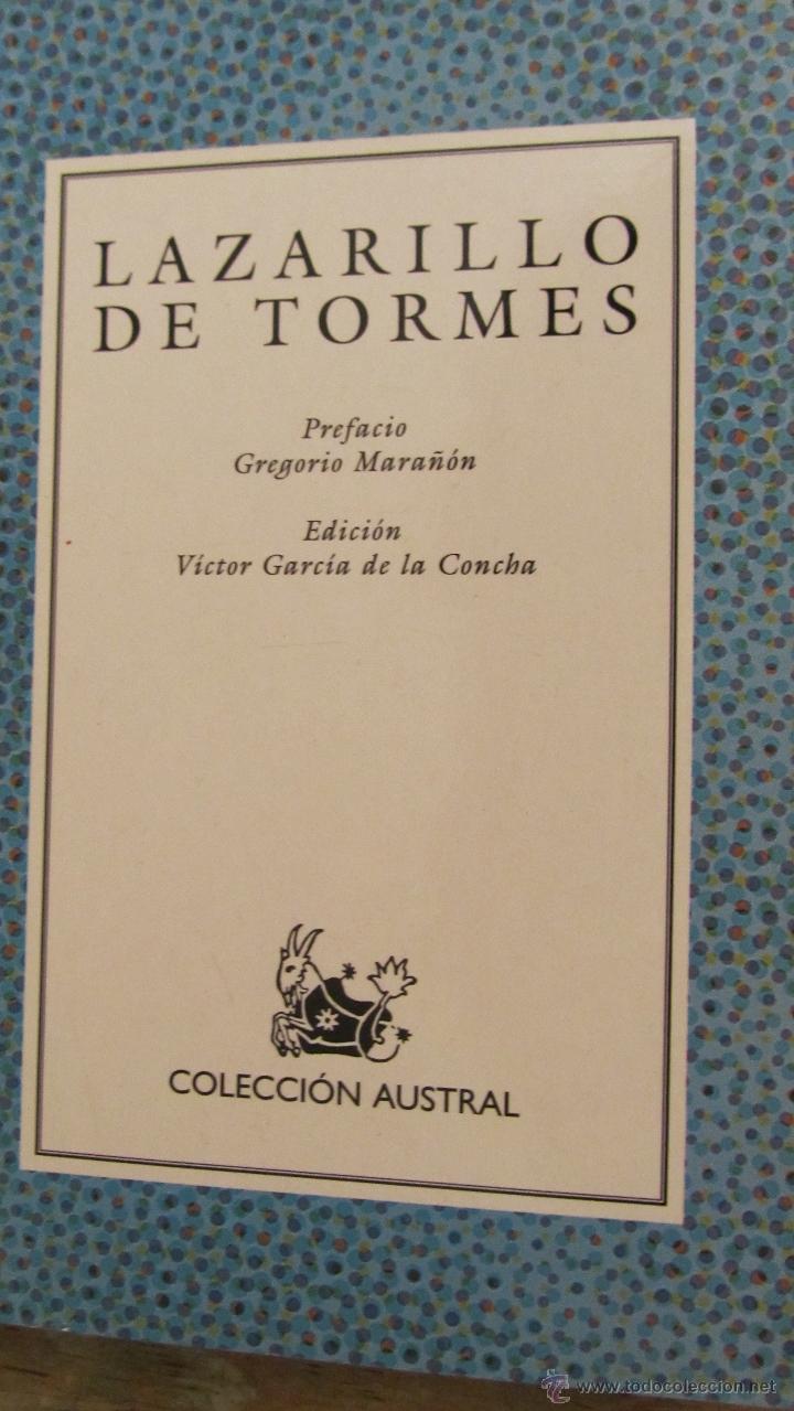 Libros de segunda mano: EL LAZARILLO DE TORMES (ESPASA) - Foto 1