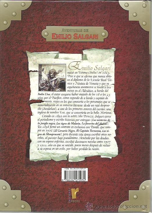Libros de segunda mano: Emilio Salgari La Perla del R&iacute;o Rojo - Foto 2