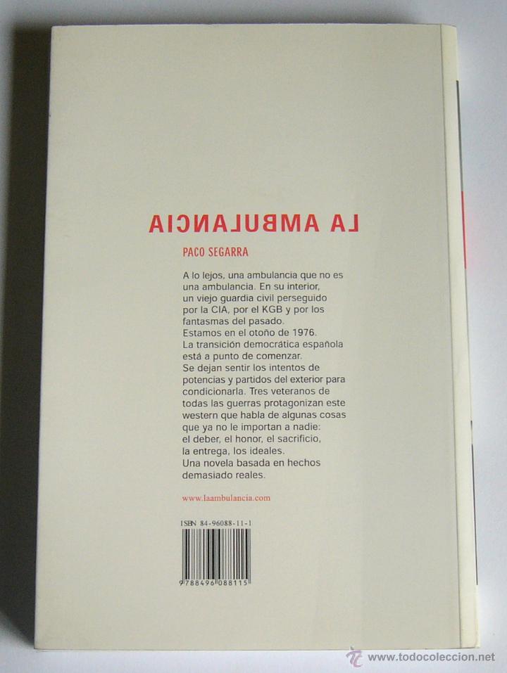 Libros de segunda mano: LA AMBULANCIA - PACO SEGARRA - Foto 2