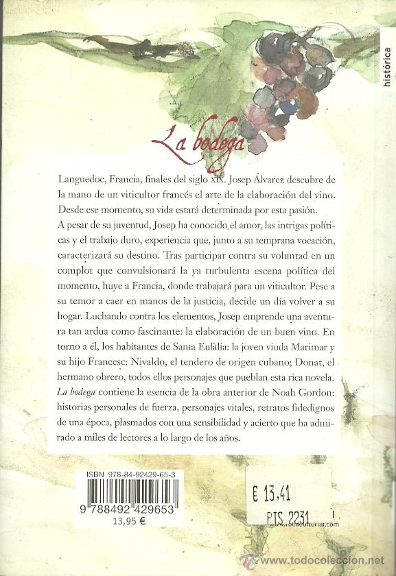 Libros de segunda mano: Noah Gordon-La bodega.Roca Editorial.2008. - Foto 2