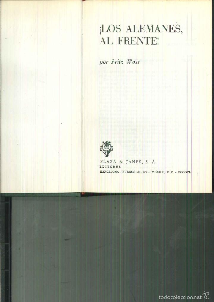 Gebrauchte B&uuml;cher: &iexcl;LOS ALEMANES, AL FRENTE!. Fritz W&ouml;ss