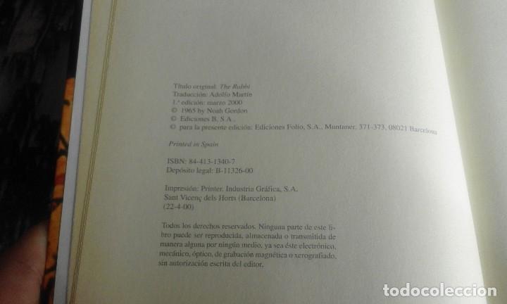 Libros de segunda mano: El rabino - Noah Gordon - Foto 2