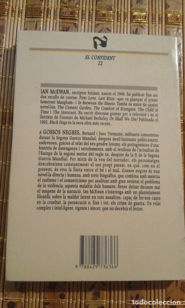 Libros de segunda mano: Gossos negres - Ian McEwan - Foto 2