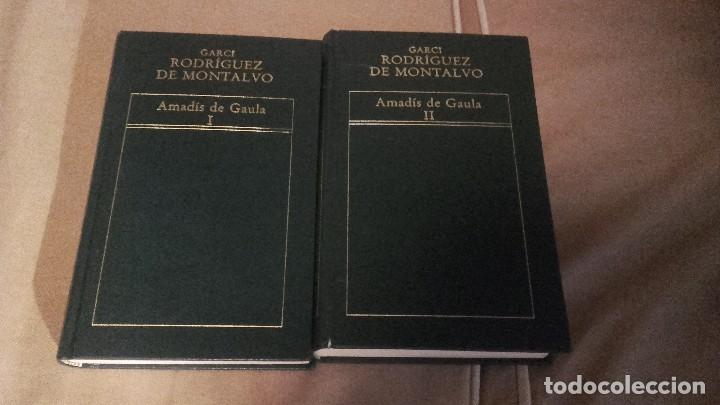 Second hand books: AMADIS DE GAULA TOMO I Y II.GARCI RODRIGUEZ DE MONTALVO.HISTORIA DE LA LITERATURA ESPA&Ntilde;OLA.ORBIS.