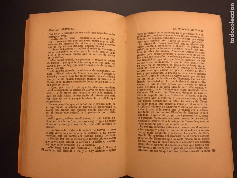 Libros de segunda mano: La princesa de Cleves. Lafayette. - Foto 2