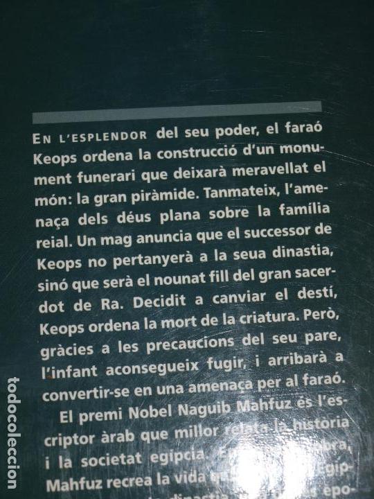 Libros de segunda mano: LA MALEDICCIO DE RA. NAGIB MAHFUZ, BROMERA. LIBRO EN VALENCIANO O CATALAN. 250 PAG. VER FOTOS - Foto 6 - 112559523