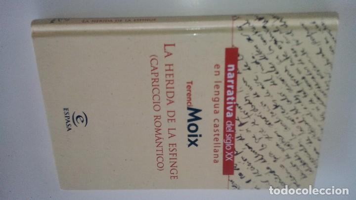 Gebrauchte B&uuml;cher: LA HERIDA DE LA ESFINGE-(capriccio rom&aacute;ntico) - Moix, Terenci-ESPASA