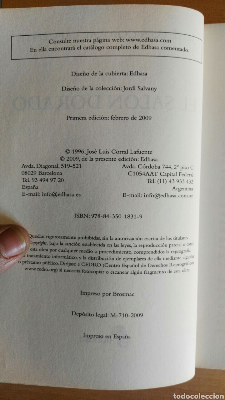 Libros de segunda mano: El salon dorado - Foto 5