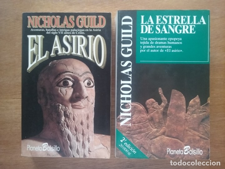 Libros de segunda mano: EL ASIRIO, LA ESTRELLA DE SANGRE, NICHOLAS GUILD, PLANETA