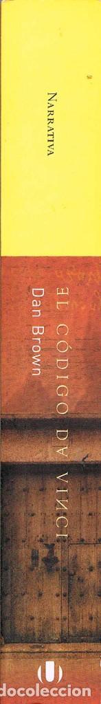 Libros de segunda mano: El codigo da Vinci (Dan Brown), Primera edici&oacute;n - Foto 2