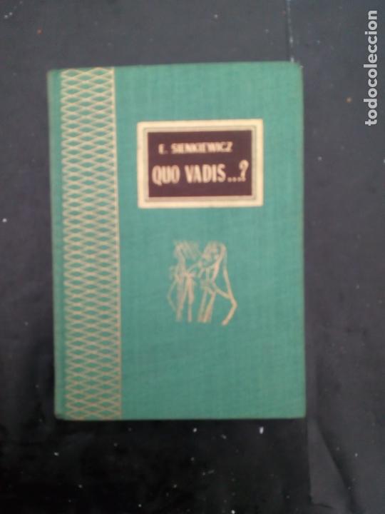 Libros de segunda mano: QUO VADIS ... ? Sienkiewicz - Foto 1