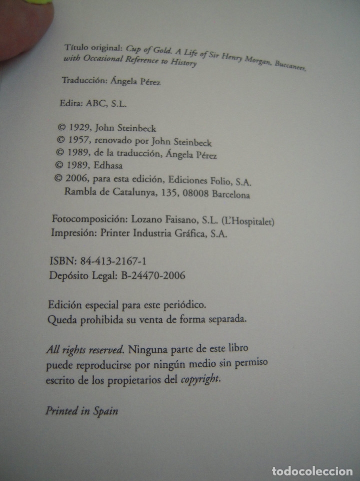 Libros de segunda mano: La taza de oro - Foto 5