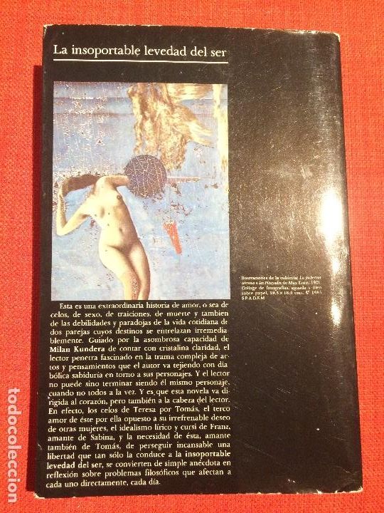 Libros de segunda mano: La insoportable levedad del ser &ndash; Milan Kundera - Foto 2