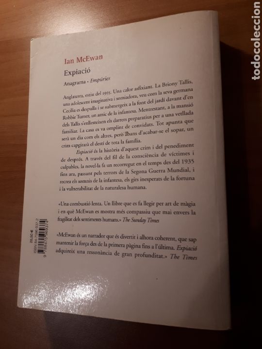 Libros de segunda mano: EXPIACI&Oacute;. IAN MCEWAN - Foto 2