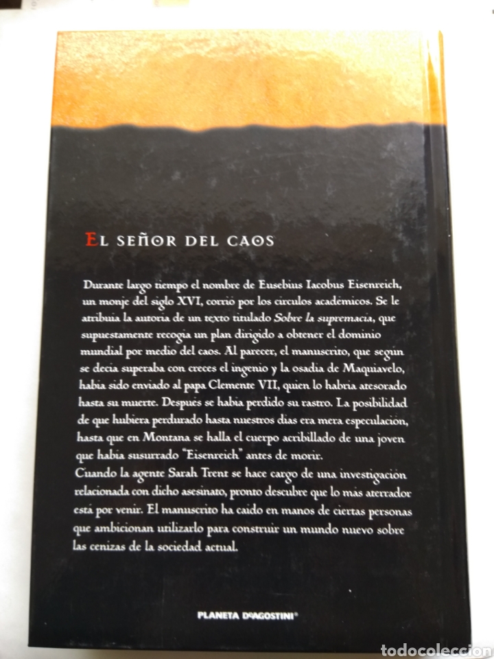 Libros de segunda mano: EL SE&Ntilde;OR DEL CAOS/JONATHAN RABB - Foto 2