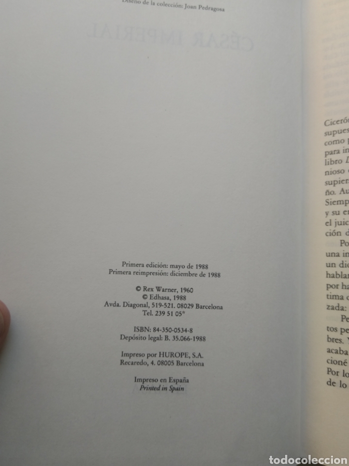 Libros de segunda mano: CESAR IMPERIAL/REX WARNER - Foto 2